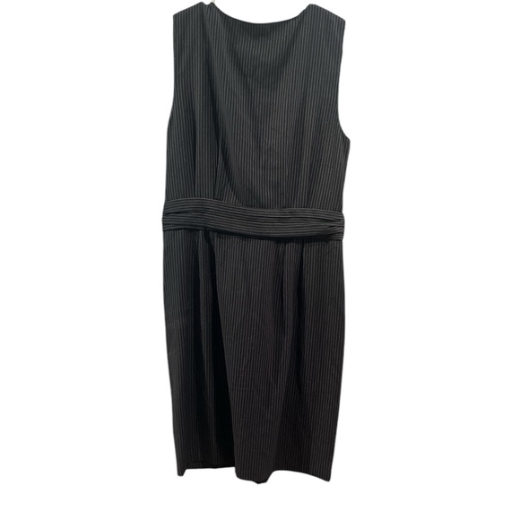 DKNYC Sleeveless Pinstripe Dress - Size 12 - Picture 4 of 5